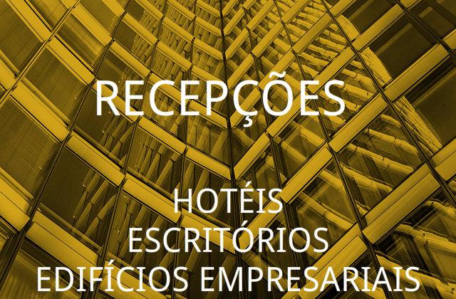 Segurança em recepções, hoteis e edifícios empresariais